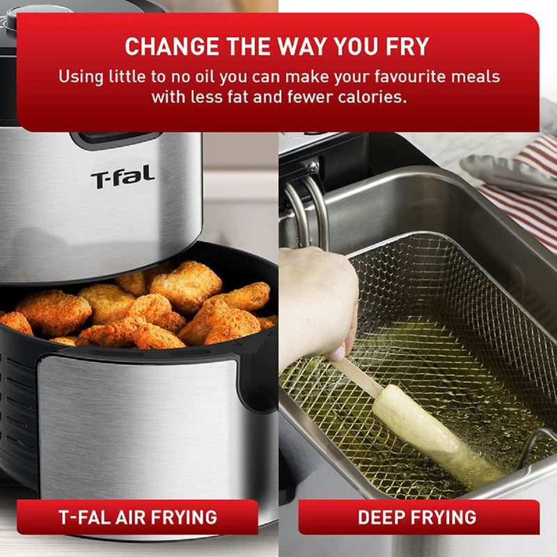 T-fal EY403D50 Easy Fry 4.2L Nonstick Basket, Air Fryer Prestige 8-in1 XL Digital- Manufacturer Refurbished- Comes with 1 year Manufacturer Warranty direct