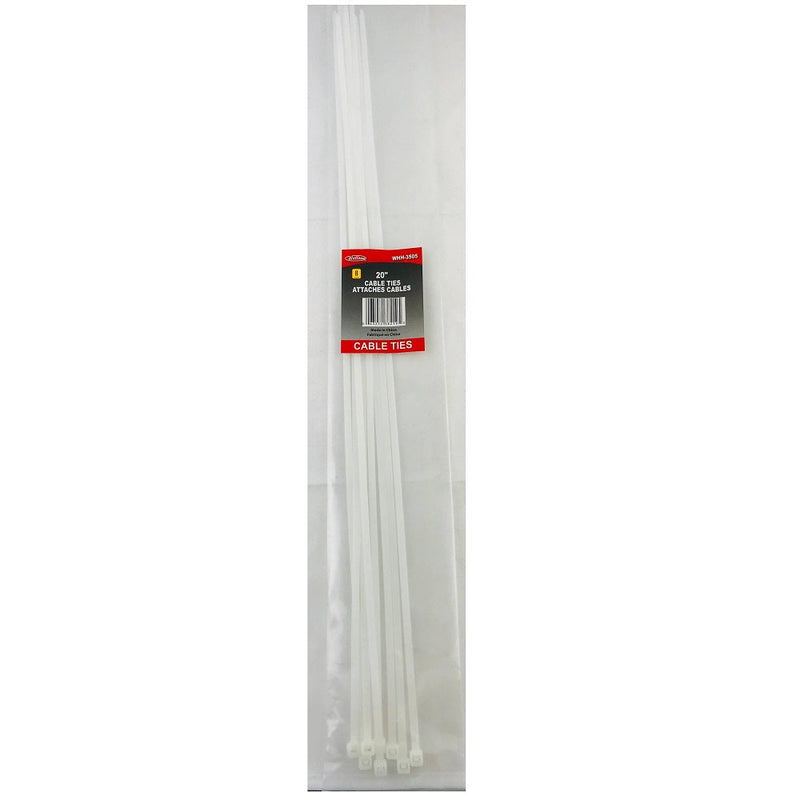 Wellson 8 Pcs 20" Nylon Cable Tie